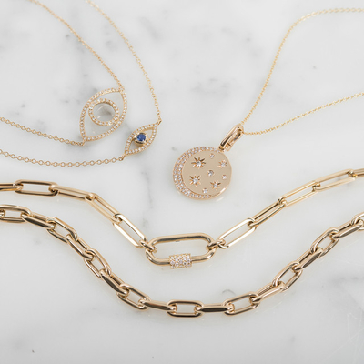 18K Złote Wielkie Klip Papierowy 925 Sterling Silver Oval Chain Naszyjnik z OEM
