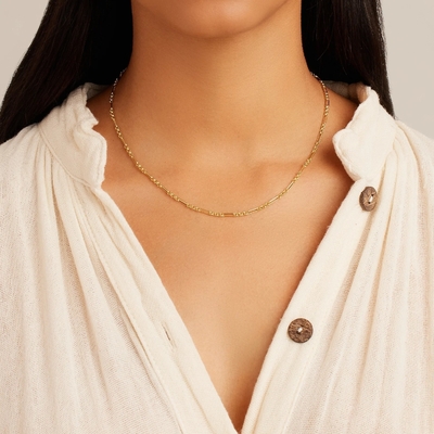 18in 925 Sterling Silver Chain Necklace 2,2mm szerokość 18K Gold Chain Necklace