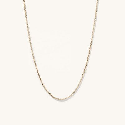 Ręcznie wykonana 18K złoto pokryta okrągła pudełkowo kolano łańcuch z szybką wysyłką i personalizacji logo