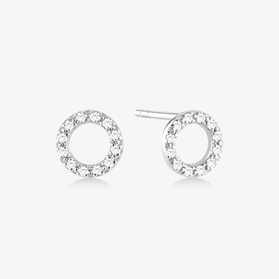 18K Złote 925 Sterling Silver Klasyczne kolczyki Stud dla dziewcząt Akcesorium mody