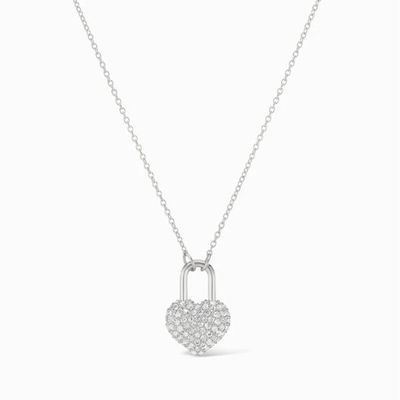 Trendy Złoty 925 Sterling Silver Heart Medallion Charm Pendant Necklace