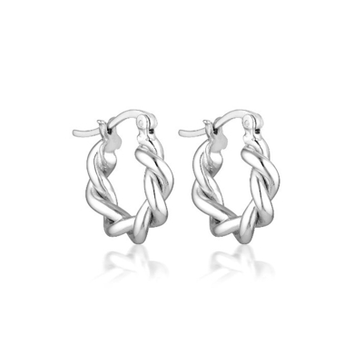 15 mm Skręcony Chunky Hoop Pustki Kobiety Mody Kolczyki biżuteria