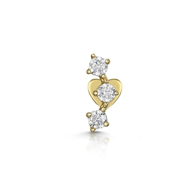 OEM Constella Stud Kolczyki 925 18k Białe Złoto Stud Kolczyki