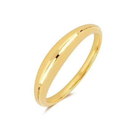 Płasko 18K złoto pokryte Boho 925 Sterling srebrne wiązania pierścienie kobiet