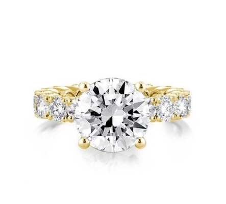 18K złoto biały cyrkon Eternity Band 925 Sterling Silver Pierścienie zaręczynowe