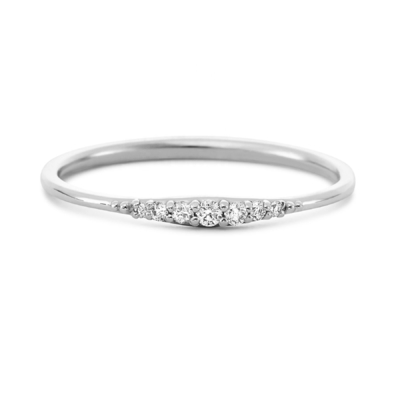 Po prostu 14K Złoty Ręcznie Zbudowany Zastosowany Cienkie 925 Sterling Silver Rings
