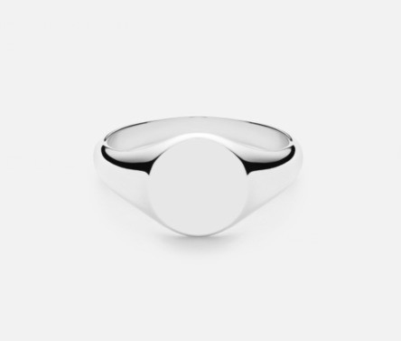18K złoto pokryte na zamówienie grawerowane pieczęć 925 Sterling srebra Unisex piękne klejnoty pierścienie