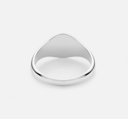 18K złoto pokryte na zamówienie grawerowane pieczęć 925 Sterling srebra Unisex piękne klejnoty pierścienie