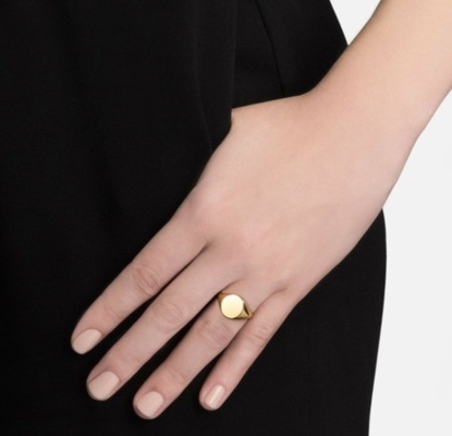 18K złoto pokryte na zamówienie grawerowane pieczęć 925 Sterling srebra Unisex piękne klejnoty pierścienie
