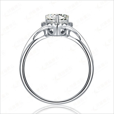 Serce Delicate Weeding Rings 925 Sterling Silver Jewelry for Women Modne akcesoria