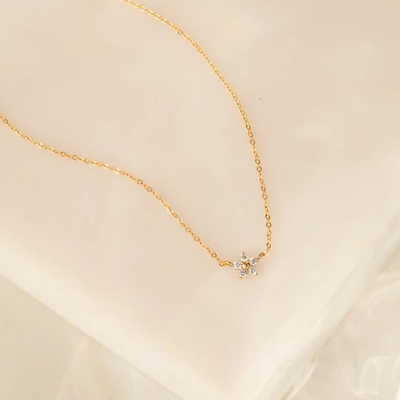 Kobiety OEM / ODM 925 Sterling Silver Naszyjnik bez głównego kamienia