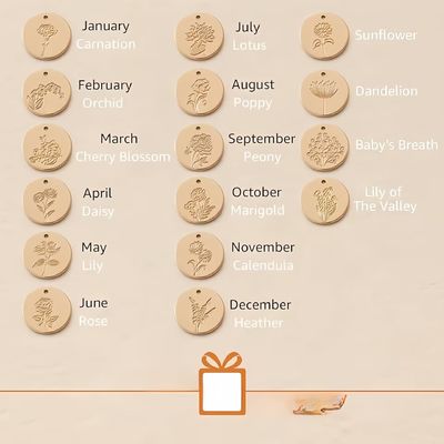 Handmade Personalized 18K Gold Plated Pendant Necklace with Link Chain for Custom Jewelry