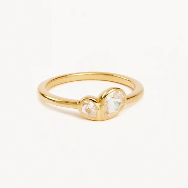Minimalistyczny Symbol Serca 925 Sterling Silver Ring z technologią wstawiania kanałów