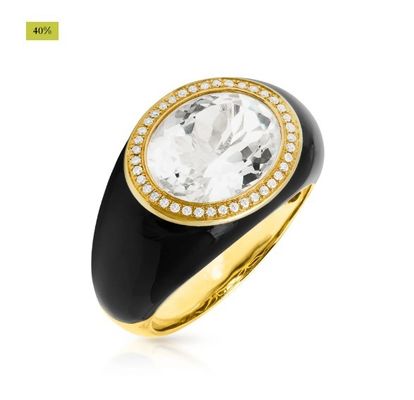 Micro Insert 18K Złoty Błękitny Topaz Ematel Mody Kobiety Płytkowe Pierścienie