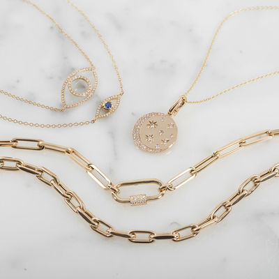 18K Złote Wielkie Klip Papierowy 925 Sterling Silver Oval Chain Naszyjnik z OEM