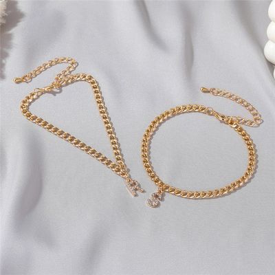 Personalizowana 18K złota modna mosiężna kubańska bransoletka tenisowa dla kobiet