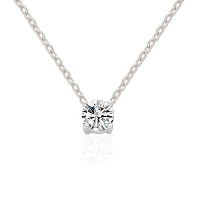 ODM 8mm Sterling Silver Chain Clear CZ 18k Gold Plated Chain