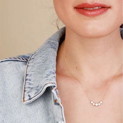 Rhodium 18k Gold Naszyjnik Kobiety 1,2 mm Białe złoto Cz Wisiorek