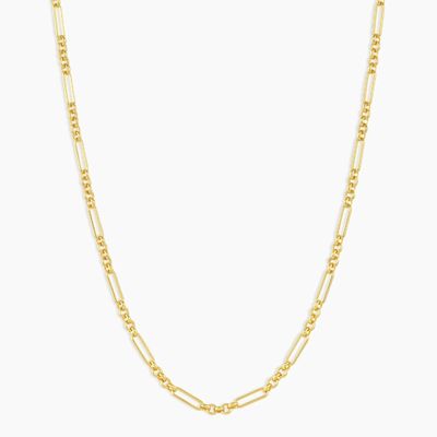 18in 925 Sterling Silver Chain Necklace 2,2mm szerokość 18K Gold Chain Necklace