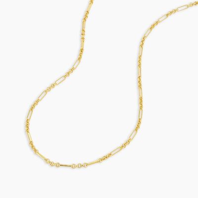 18in 925 Sterling Silver Chain Necklace 2,2mm szerokość 18K Gold Chain Necklace