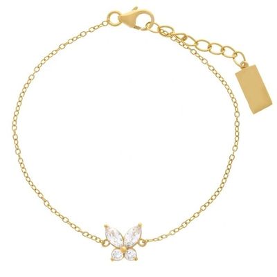 14K złota motylka bransoletka w 925 srebra z 50 sztuk MOQ