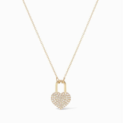 Trendy Złoty 925 Sterling Silver Heart Medallion Charm Pendant Necklace