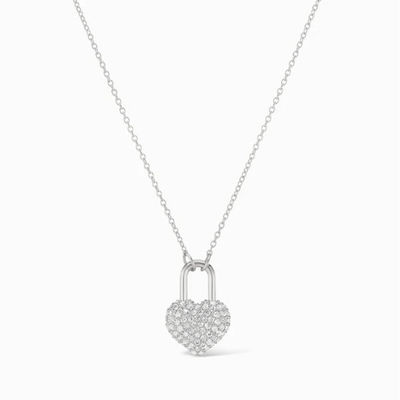 Trendy Złoty 925 Sterling Silver Heart Medallion Charm Pendant Necklace