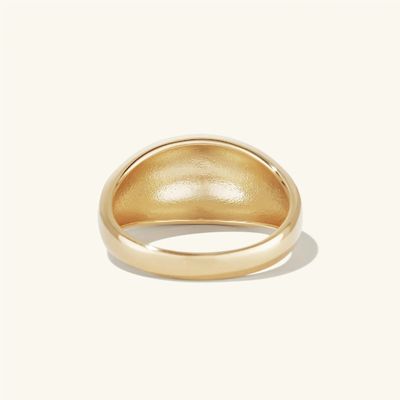 Odważny projekt 925 Sterling Silver Dome Ring