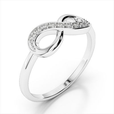 Ręcznie wykonane pierścienie dla kobiet Infinity 925 Sterling Silver