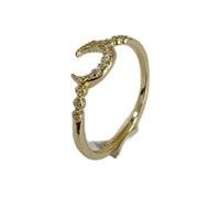 Mężczyźni z srebra 925 Custom Moon Ring z 14k 18k 24k złotem z Brazylii 2022