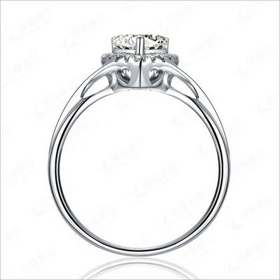 Serce Delicate Weeding Rings 925 Sterling Silver Jewelry for Women Modne akcesoria