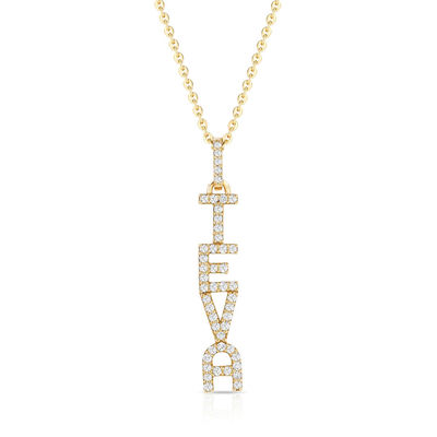 Elegantny 925 Sterling Silver 14K Gold MAMA Pływający Długi Naszyjnik