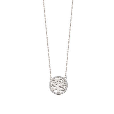 Handmade 925 Sterling Silver Tree of Life Pendant Necklace Customizable Women's Jewelry
