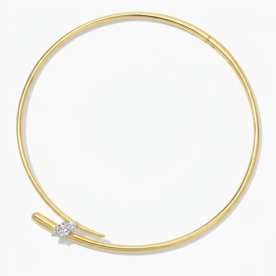 YUNCHENG New Arrival 18-karatowy pozłacany Choker dla kobiet moda biżuteria